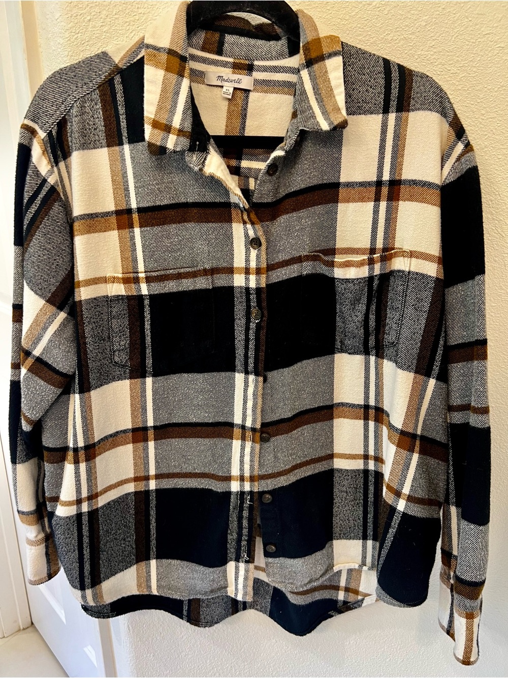 Madewell Flannel Plaid Shirt/Shacket